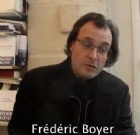 Rencontre avec Frédéric Boyer. Le samedi 10 mars 2012 à Lorient. Morbihan. 